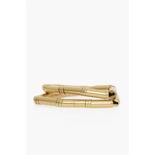 Elastischer Metallgürtel in Gold