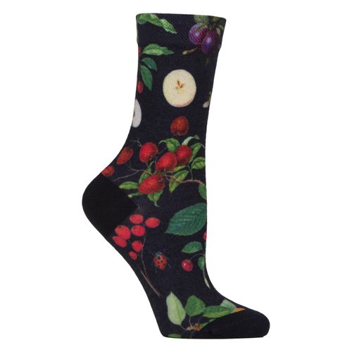 Damen Novelty Socken | Lustige Bunte Blümchenmuster Socken 4-7 UK