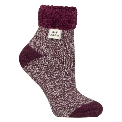 Damen Rippenbündchen Thermo-Schlafsocken für entspannte Stunden