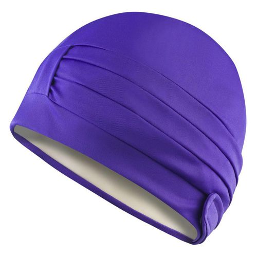 Damen Bequeme Stoff-Schwimmhaube | Turban-Stil Leichte Schwimmhaube