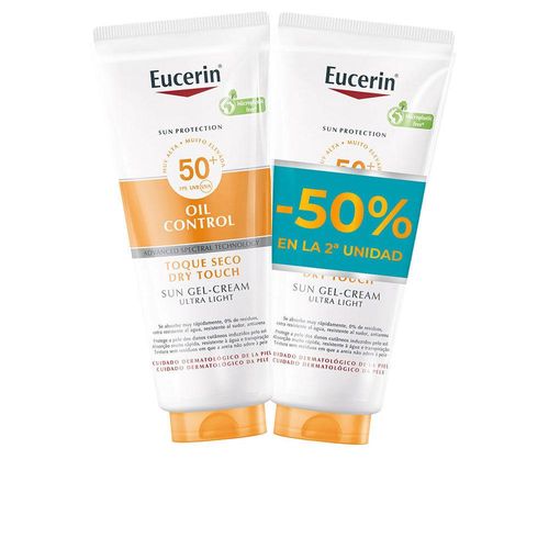 Zonnebrandcrème Met Spf50+ Voor Optimale Oliecontrole, Verpakking Van 2 X 200 ml