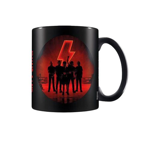AC/DC - Kaffeebecher "Pwr Up" (Schwarz/Rot)