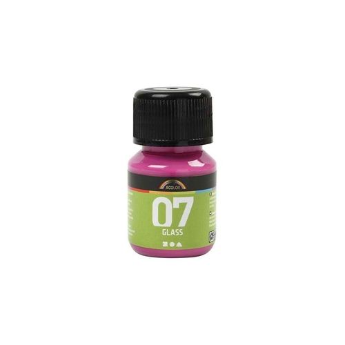 Creativ Company Permanent Glass Paint - Pink 30ml