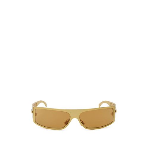 Bottega Veneta Gold Metal Sonnenbrille