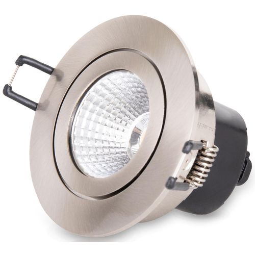 PACO HOME Einbauleuchte "Rita", grau, Ø 8,2cm H: 8,1cm, Leuchten, LED Einbaustrahler Schwenkbar LED Strahler Spotlight Flach dimmbar