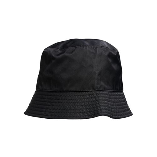 Dolce & Gabbana Schwarzer Baumwoll-Breitenrand Bucket Hat