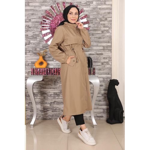 Capuchon Jas With Tekst Detail Nerts