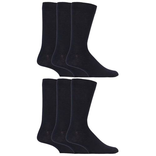 Sock Snob - 6 paires hommes coton fantaisie motif rayures imprimes chaussettes - Noir