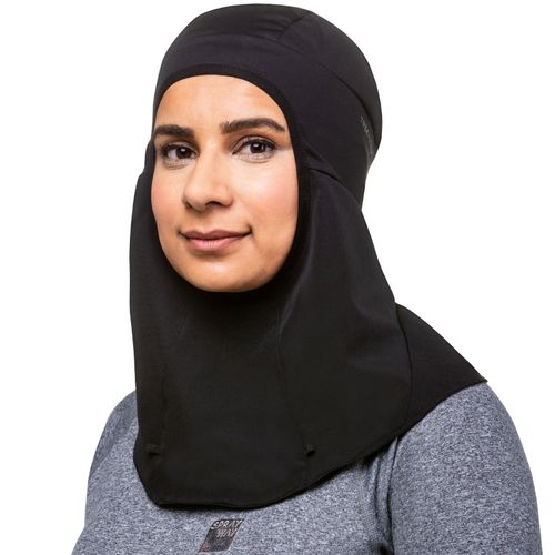 Trekmates Damen Haya Hijab, Schwarz