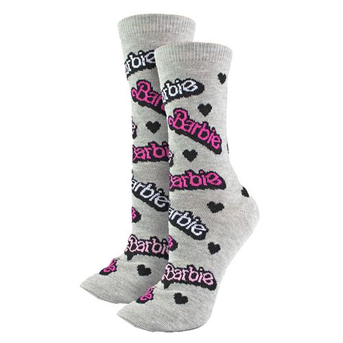 Barbie Socken für Frauen | Funky Crew Casual Neuheit Socken | Barbie Geschenke - Barbie
