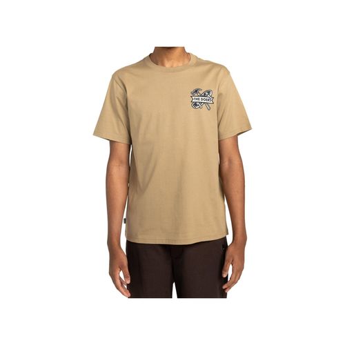 HERREN-T-SHIRT HOLZVERSORGUNG SS BEIGE