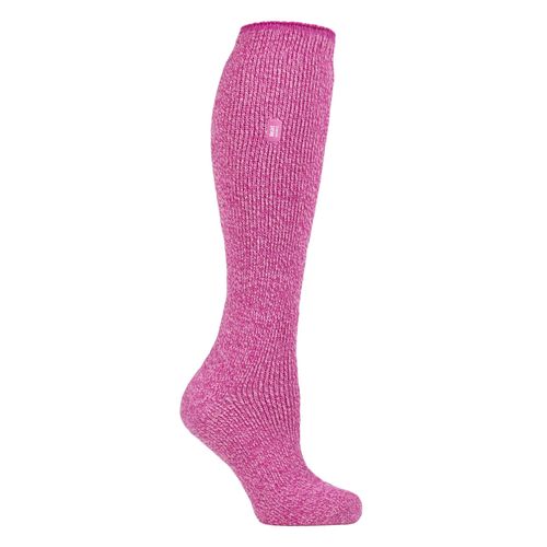 Heat Holders Damen-Thermosocken mit langem Bein, verstärkt, 2,9 TOG, Outdoor-Merinowolle-Thermosocken für den Winter, Rosa