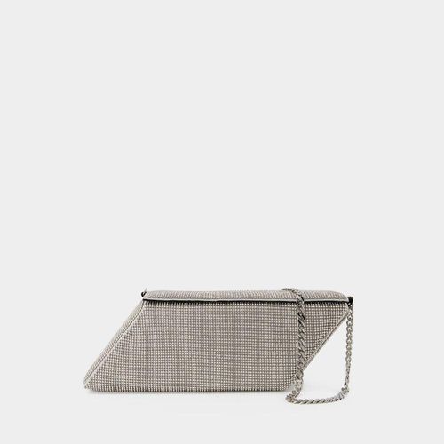 Parallelogramm-Tasche - Kara - Weiß - Messing
