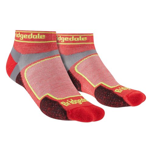 Bridgedale - Heren Running Ultralight Sport Lage Sokken - Rood