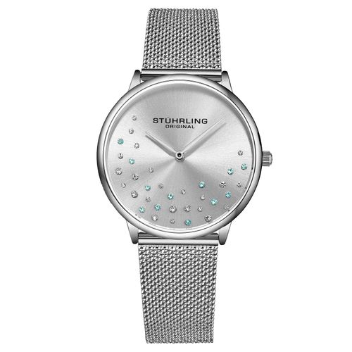 Silber Symphonie Quarz 38mm