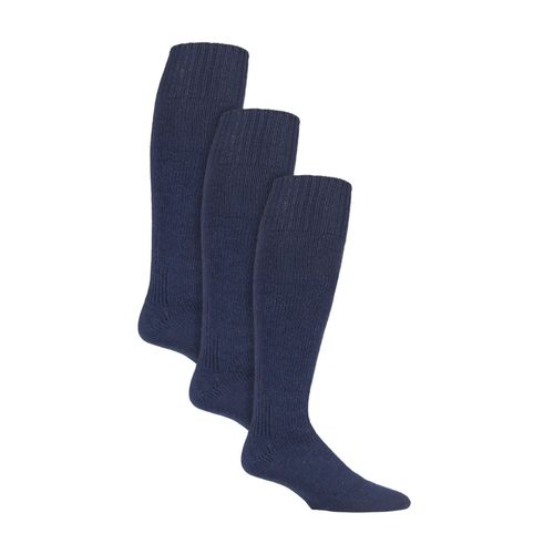 3-Pack Visserssokken | Lange Wollen Bootsokken voor Mannen | Kniehoge Visserssokken