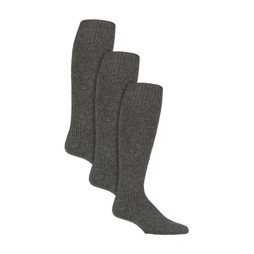 3-pack Visserssokken | Lange Wollen Bootsokken voor Mannen | Kniehoog Hengelsokken