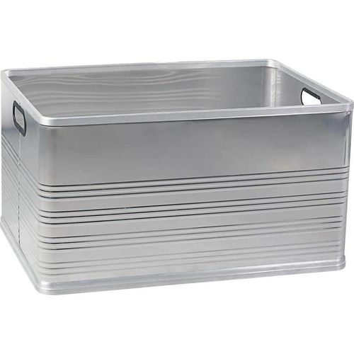 Alu-Transportkasten, 118 Liter, LxBxH 700 x 500 x 375 mm