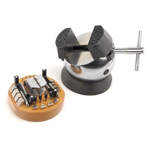 HBM 125 mm Gravierkugel mit 34-teiligem Spannset
