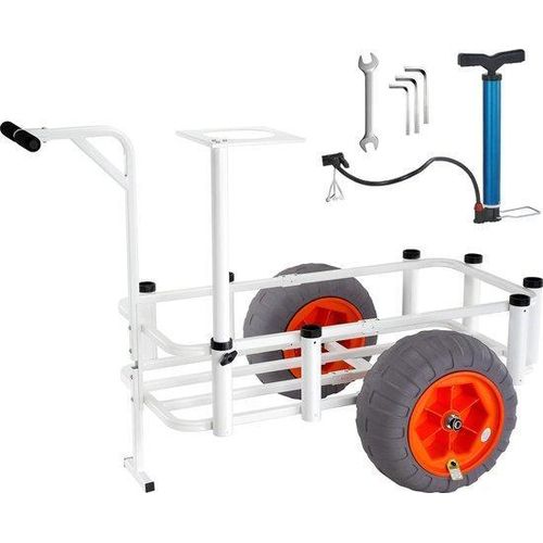 Vevor entfernt. Beach-Trolley für Picknick - 100 kg - 7 Haken - Stahl