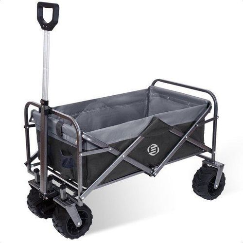 Faltbare Strandwagen - Vielseitige Standen - Draaibare Räder - Ideal für den Strand - Mehrfachverwendung
