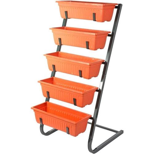 5-Tier Pflanzenschrank aus Holz
