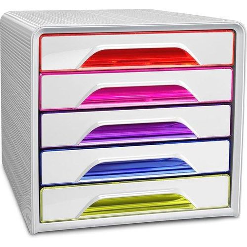 A4-Schubladen-Block mit 5 Fächern - Ideal für Büroorganisation
