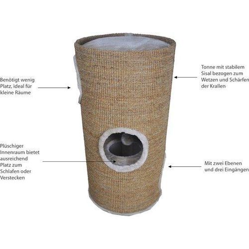 Katenspielzeug - Klettergerüst mit Spielzeug - 2 Ebenen - Ø 36 cm