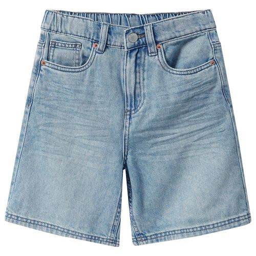 Jungen Jeans-Shorts mit Faltenwaschung