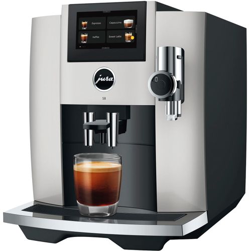 JURA Kaffeevollautomat "15482 S8", platin (eb), B:34,8cm H:28cm T:44,6cm, Kaffeevollautomaten, Kaffeevollautomat