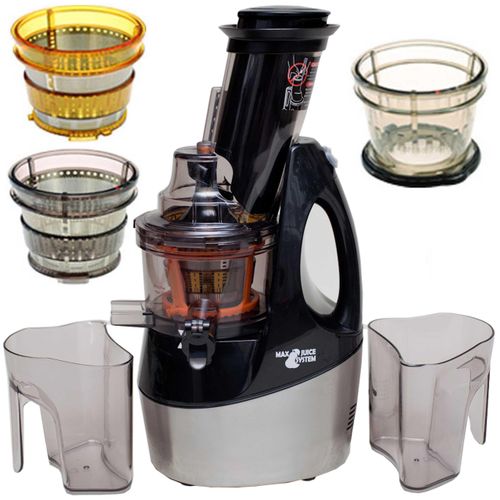 Berlinger 800W Slow Juicer – Leistungsstarker Entsafter mit 3 Sieben und großer