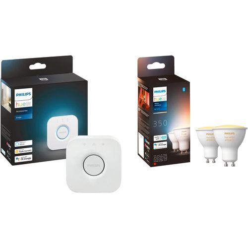 Philips White Ambiance GU10+ Bridge Doppelpack ersetzt 35 Watt inkl. Hue
