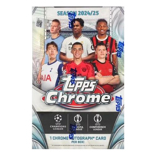 Topps Chrome UEFA Club Competitions 2024-25 Hobby Box