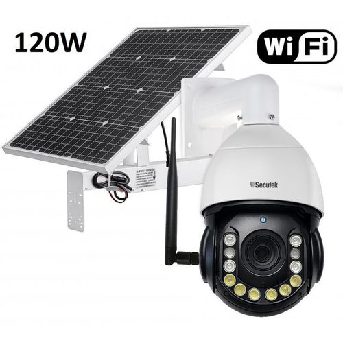 PTZ IP-Kamera Secutek SBS-SD59-30X mit Solarladung 120W / 60A