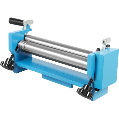 Manuelle Rundbiegemaschine - Blech- und Drahtbiegemaschine - Für Stahl Aluminium Kupfer - Mindestrollendurchmesser 32 mm - Draht bis 5 mm - Blau