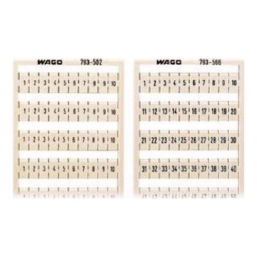 WAGO GmbH& Co. KG WMB-Bezeichnungssystem W: 31-40 (10x) 793-505)