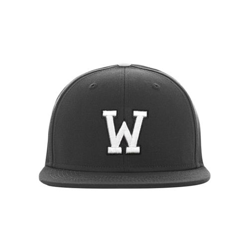Snapback Cap MSTRDS "MSTRDS Unisex Letter Snapback", Herren, Gr. htgrey/Y, schwarz (w), 100% Baumwolle, unifarben, Caps