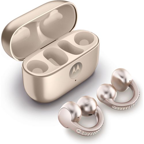 MOTOROLA wireless In-Ear-Kopfhörer "Moto Buds Loop", french oak, B:2,9cm H:2,7cm T:2,02cm, Kopfhörer