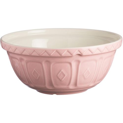 Rührschüssel MASON CASH, pink, H:14cm Ø:29cm, Steingut, Schüsseln, Rührschüssel, mit markantem Muster, auch als Obst- oder Salatschüssel