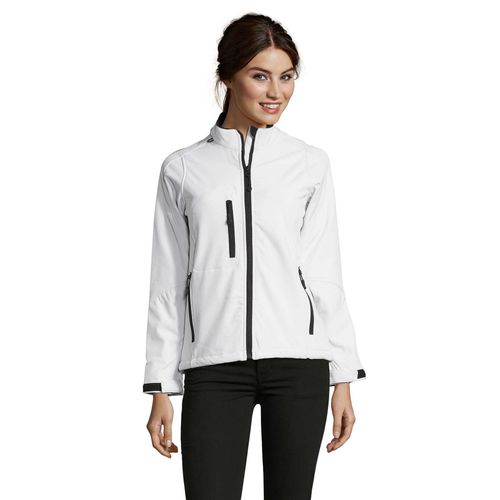 SOLS Dames/Dames Roxy Soft Shell Jas (Wit)