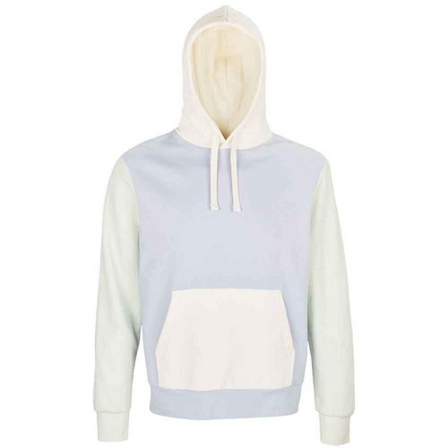 SOLS - "Collins" Kapuzenpullover für Herren/Damen Unisex (Cremiges Blau/Cremeweiß/Cremiges Grün)