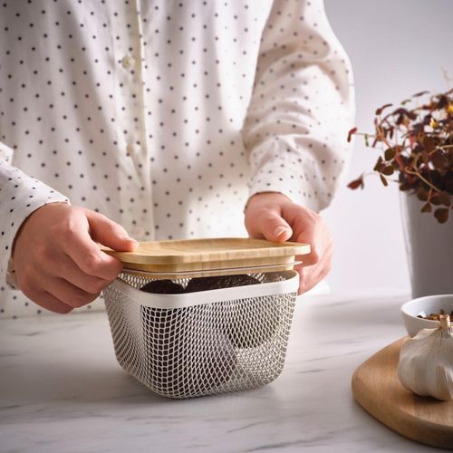 IKEA 365+ Korb f Lebensmittelaufb. mit Deckel