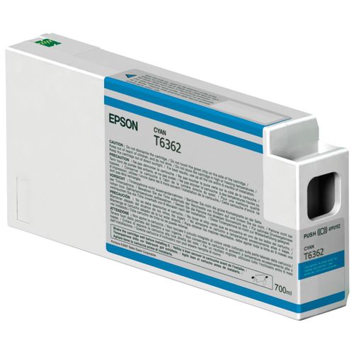Epson Tintenpatrone cyan T 636 700 ml T 6362