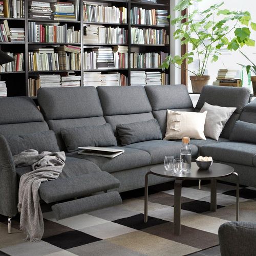 FAMMARP Ecksofa 5-sitzig m elek Ruhesessel
