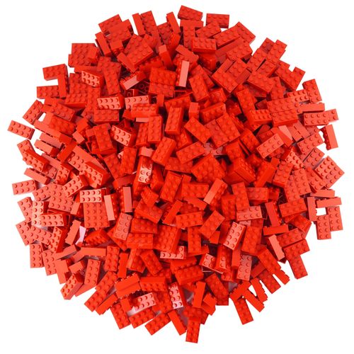 LEGO® 2x4 Steine Bausteine Rot - 3001 NEU! Menge 500x