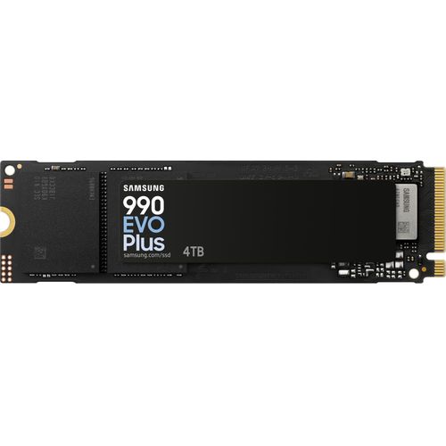Samsung 990 EVO Plus MZ-V9S2T0 - SSD - verschlsselt - 4TB - intern - M.2 2280 - PCIe 5,0 x2 (NVMe) - 256-Bit-AES - TCG