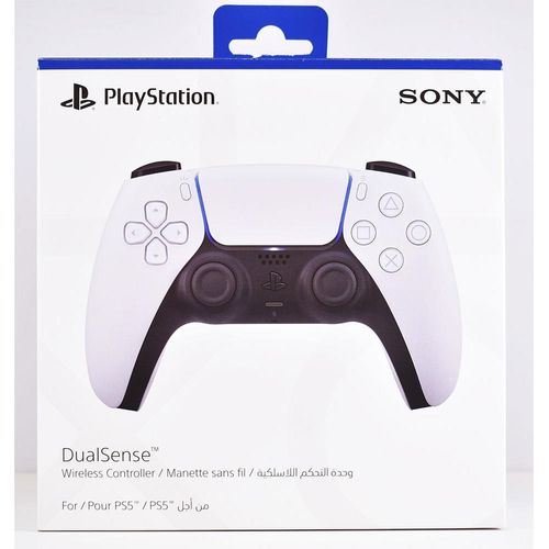 Sony DualSense, Gamepad, PlayStation 5, Schaltfläche Zurück, Schaltflcähe Speicher löschen, Menü-Taste, Schaltfläche Optionen,..., Analog / Digital, Rot/Grün/Blau, Kabellos