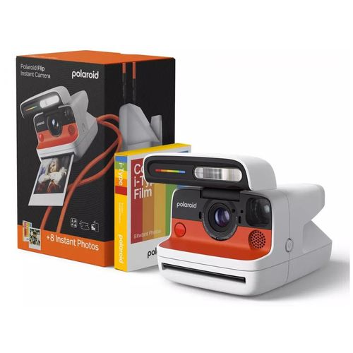 Polaroid Flip, 79 x 79 mm, Schwarz, Orange, Weiß, Auto, 0.4 - 1.68 m, Polaroid App, 0 - 4,5 m