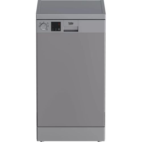 Beko DVS05030S, Freistehend, Single (45 cm breit), Silber, Silber, Drehregler, Korb