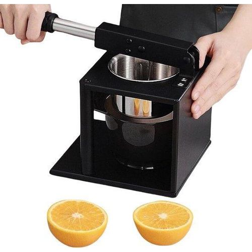 Handgepresste Citruspers aus Edelstahl - 304 - Handgepresst - Zweifilter - Citruspressen